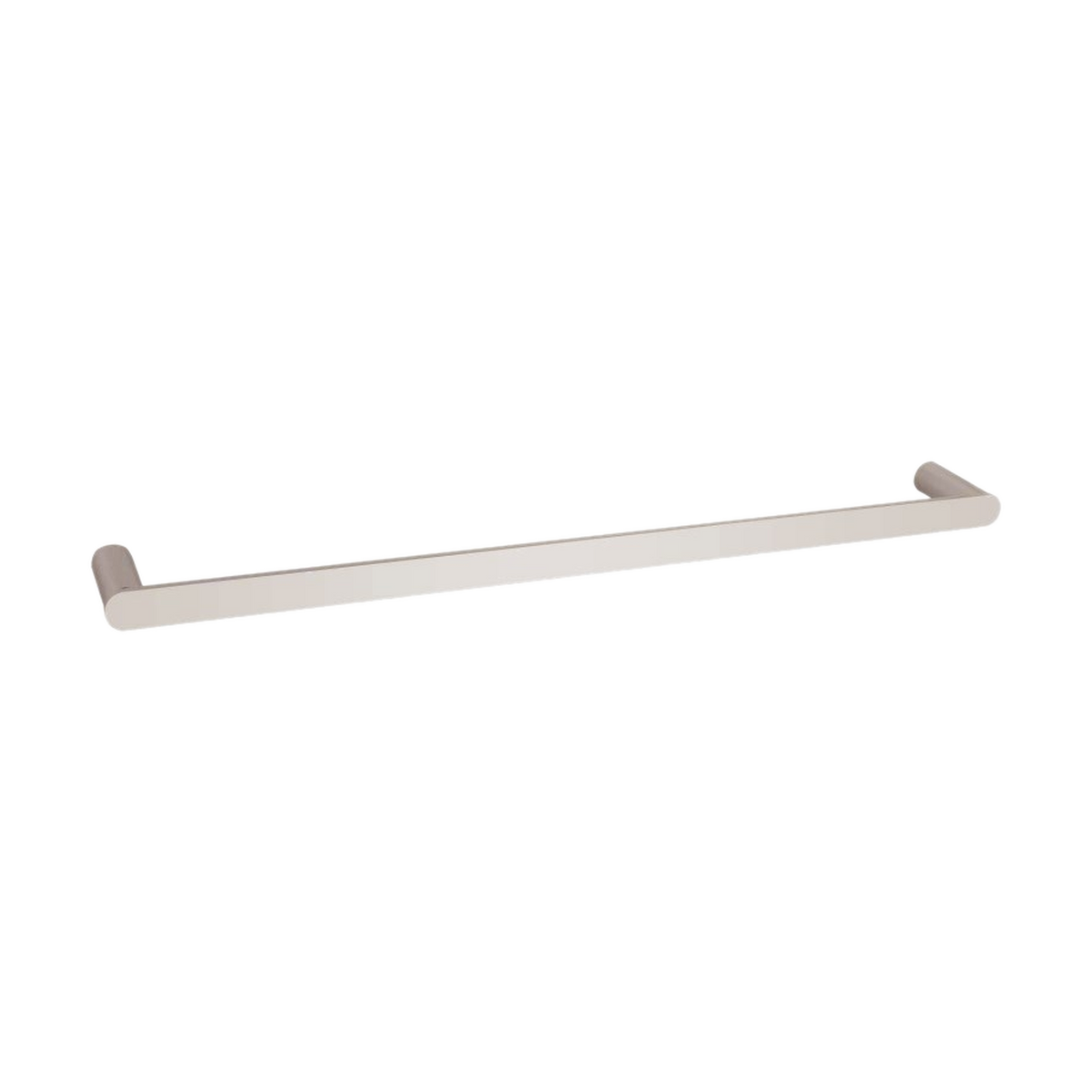 Rushy Single Towel Rail 600mm, Brushed Nickel