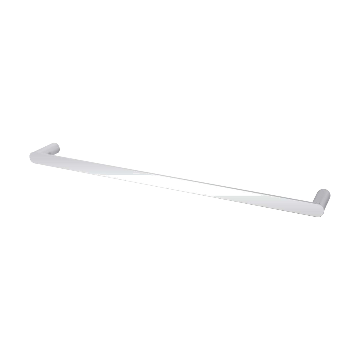 Rushy Single Towel Rail 600mm, Chrome