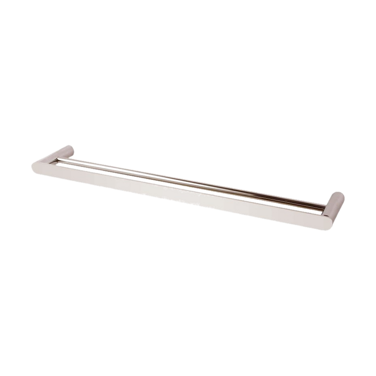 Rushy Double Towel Rail 800mm, Brushed Nickel