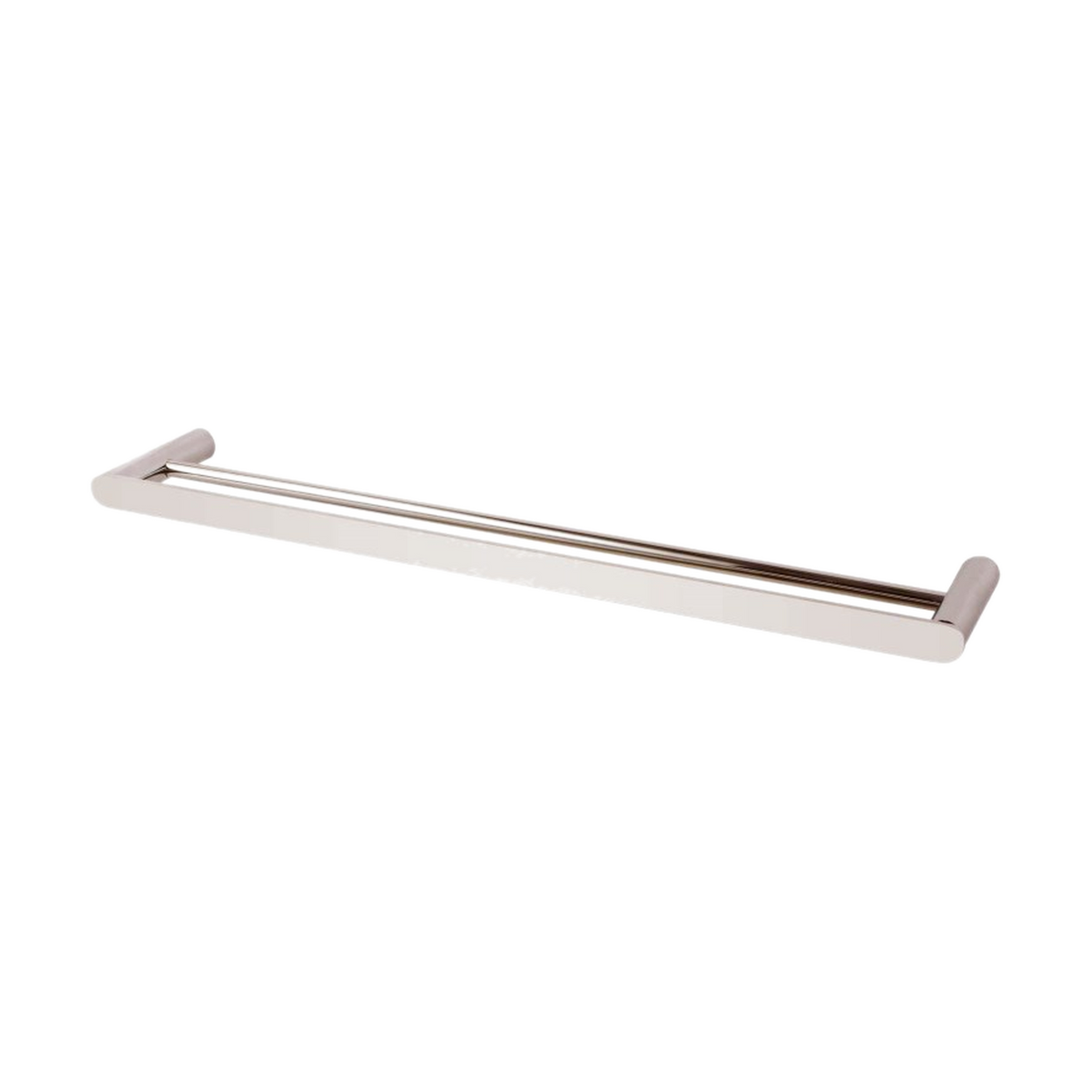 Rushy Double Towel Rail 600mm, Brushed Nickel