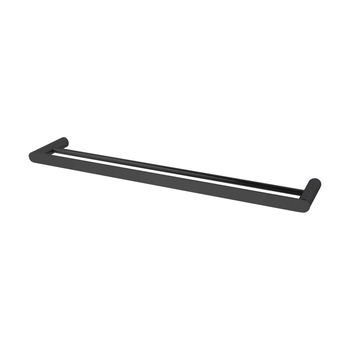 Rushy Double Towel Rail 600mm, Matt Black
