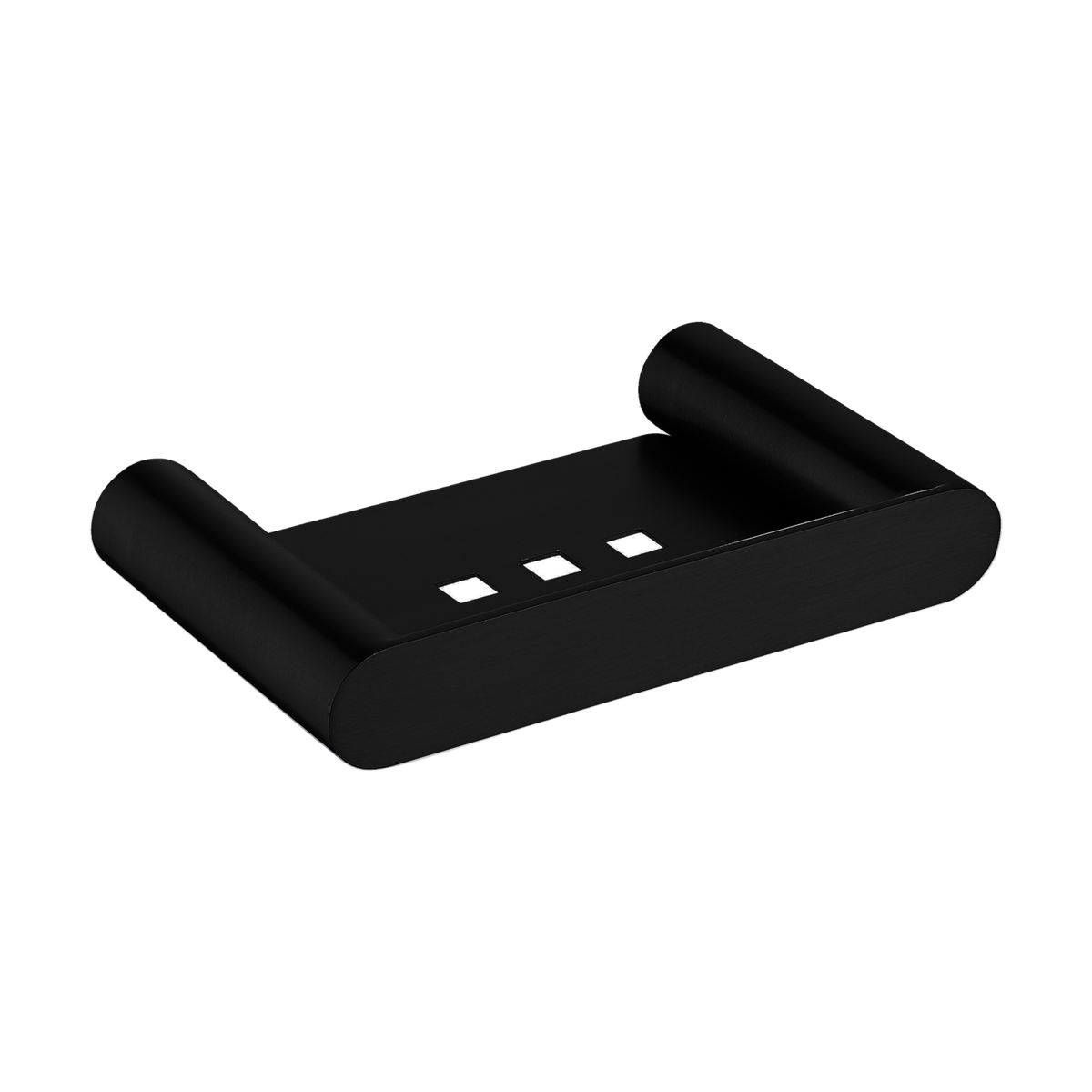 Rushy Soap Dish, Matt Black