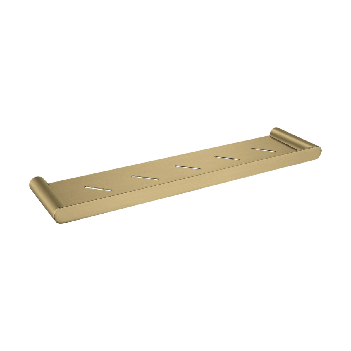 Rushy Bathroom Shelf 550mm, Brushed Brass